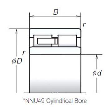 Original SKF Cylindrical Roller Bearings NNU4926MB NSK