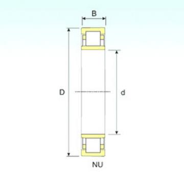 Original SKF Cylindrical Roller Bearings NU 1008 ISB