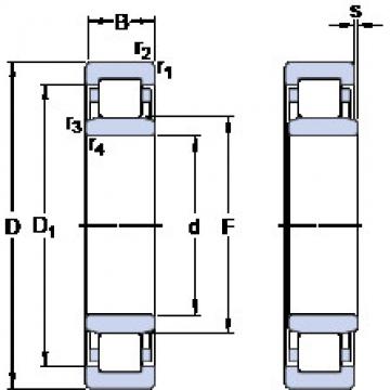 Original SKF Cylindrical Roller Bearings NU 1011 ECML/C3VL0241 SKF