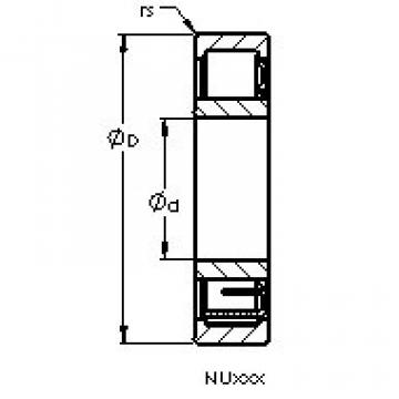 Original SKF Cylindrical Roller Bearings NU207 ETN AST