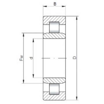 Original SKF Cylindrical Roller Bearings NU10/500 CX