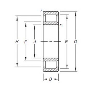 Original SKF Cylindrical Roller Bearings NU2205E.TVP Timken