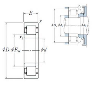 Original SKF Cylindrical Roller Bearings NUP 210 EW NSK