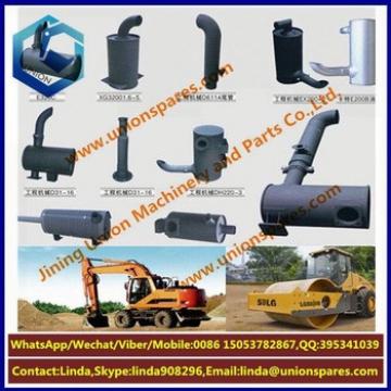 Factory price SK200 Exhaust muffler Excavator muffler Construction Machinery Parts Silencer