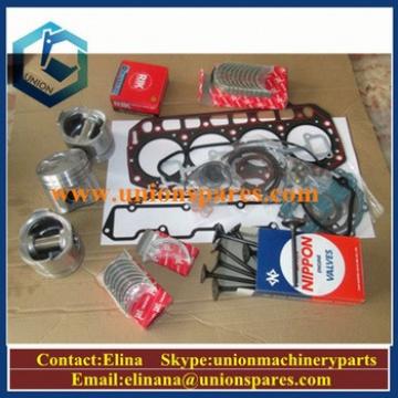 Excavator engine parts PC100-3 4D95L bearing gasket set