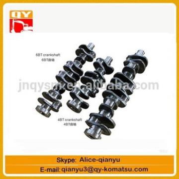 excavator parts 4BT engine crankshaft