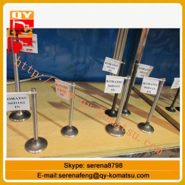 excavator engine intake valve for 6d95/6d102/6d107/6d114/6d125/6d170