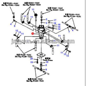 swivel joint pc200-6 excavator part