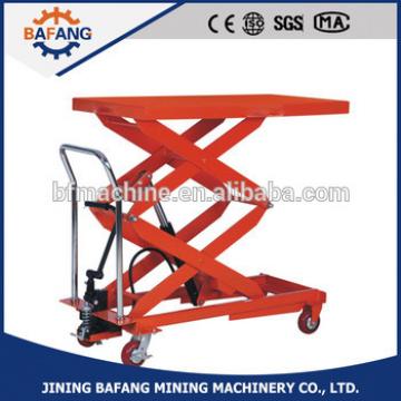 Load capacity 1T mobile hydraulic scissor lift platform