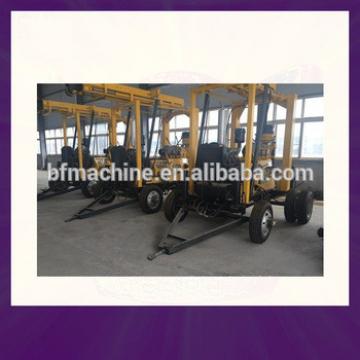 Hydraulic truck mounted water well drilling rig