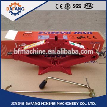 Manual scissor car jack for 2 ton lifting