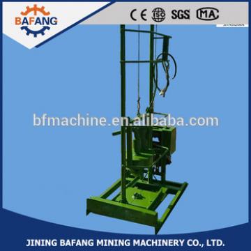 180m mini electric water well drilling rig with electric motor with 3 wings diamond bit