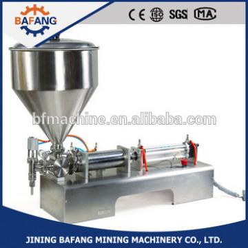 2017 pneumatic horizontal type pasty fluid filling machine,paste filling machine