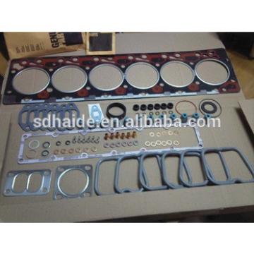 Haide, 6D155 full overhaul gasket kit diesel engine spare part for new crawler excavator, deutz