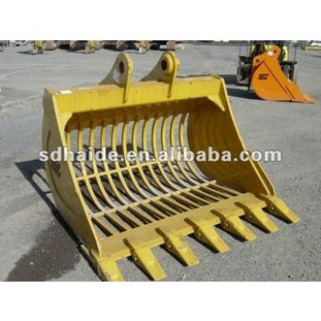 excavator skeleton/grid/sieve buckets for kobelco/volvo