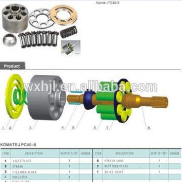 PC40-8 hydraulic pump parts