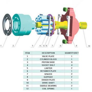 Fast delivery for SPV14 SPV15 SPV18 Hydraulic pump spare parts