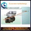 High quality PC300-5 excavator turbocharger S6D108 engine supercharger 6222-81-8210 booster pressurizer #1 small image