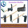 Factory price EX120-2 Exhaust muffler Excavator muffler Construction Machinery Parts Silencer #1 small image