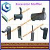 Factory price EX120-6 Exhaust muffler Excavator muffler Construction Machinery Parts Silencer #1 small image