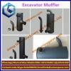 Factory price SH60 Exhaust muffler Excavator muffler Construction Machinery Parts Silencer #1 small image