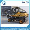 Quality assured professional china small mini wheel excavator 7.5tons SH75-9M #1 small image