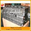 PC300LC-7 excavator cylinder block 6743-22-1100 for SAA6D114E-2B engine #1 small image