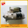 PC200-5 excavator 6D95 engine 24V starter motor 600-813-4421 China supplier