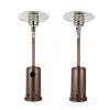 Good outdoor vertical spray umbrella gas and electric heater #1 small image