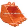 ZAX520-3 Strong Bucket for Rock with Material Hardox500, NM400,NM360