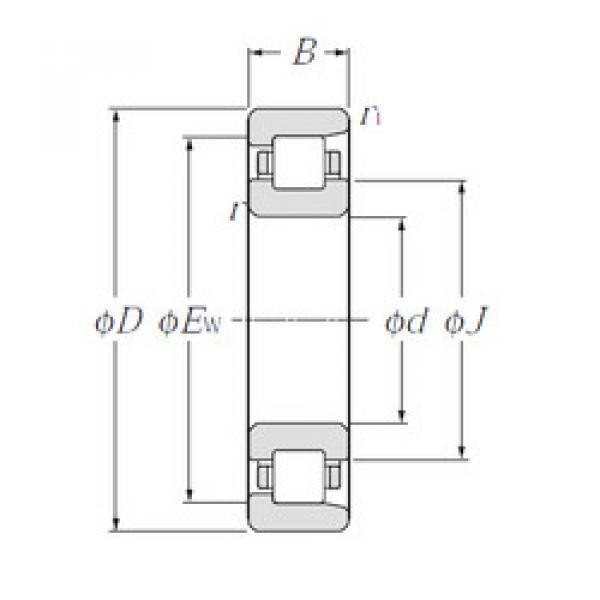 Original SKF Cylindrical Roller Bearings NF332 NTN #1 image