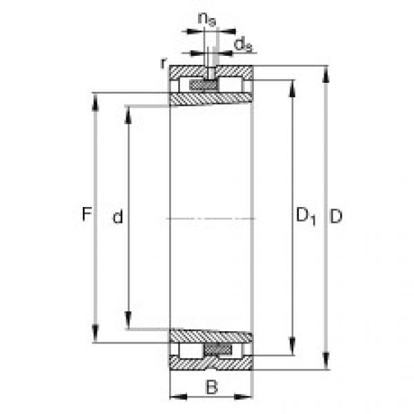 Original SKF Cylindrical Roller Bearings NNU49/500-S-K-M-SP FAG #1 image