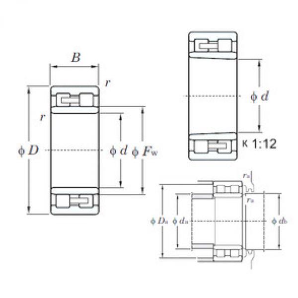 Original SKF Cylindrical Roller Bearings NNU4921 KOYO #1 image