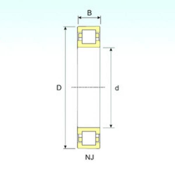 Original SKF Cylindrical Roller Bearings NUP 203 ISB #1 image