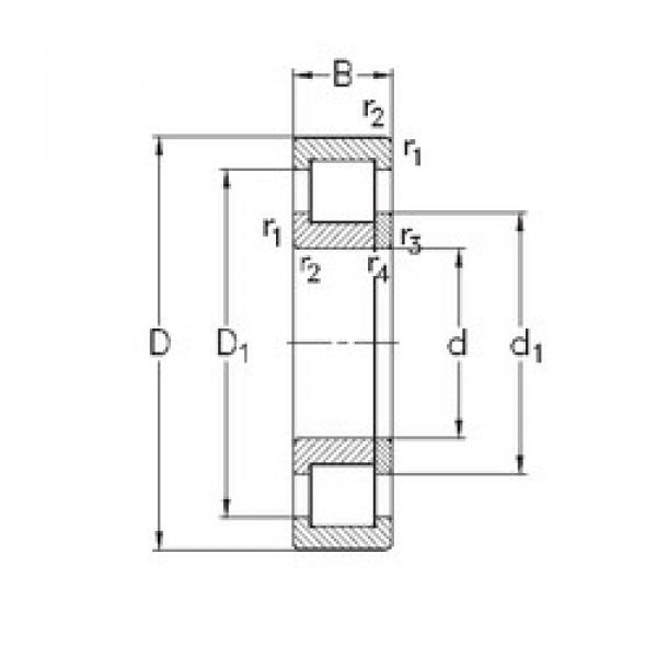 Original SKF Cylindrical Roller Bearings NUP203-E-TVP3 NKE #1 image