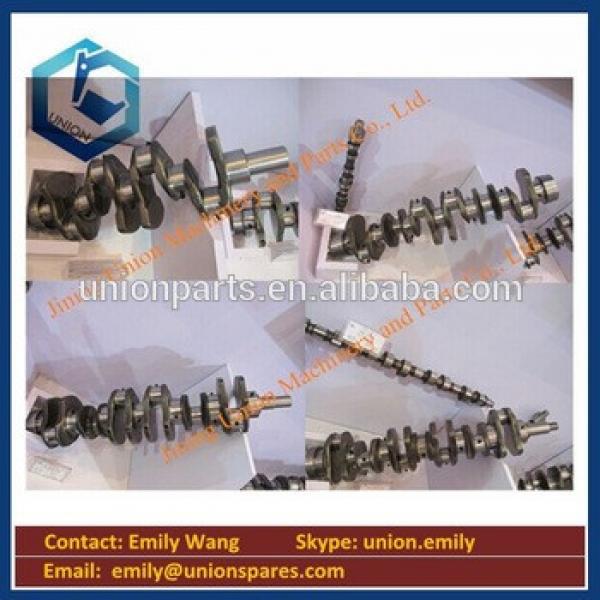 Forged steel Genuine Excavator parts engine parts 6D108 6222-31-1102 crankshaft made in China #1 image