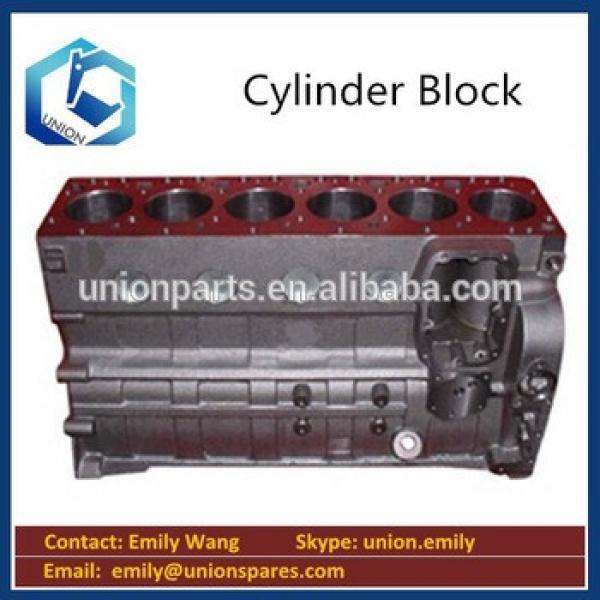 s6d102 cylinder block for excavator PC200-6 6735-21-1010 excavator engine parts #1 image