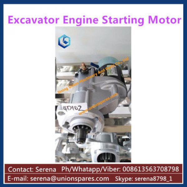 PC120-6 excavator starting motor 4D102 600-863-4110 10T #1 image