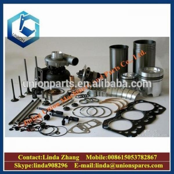 Competitive excavator engine parts piston ring cylinder head gasket camshaft turbocharge repair kit #1 image