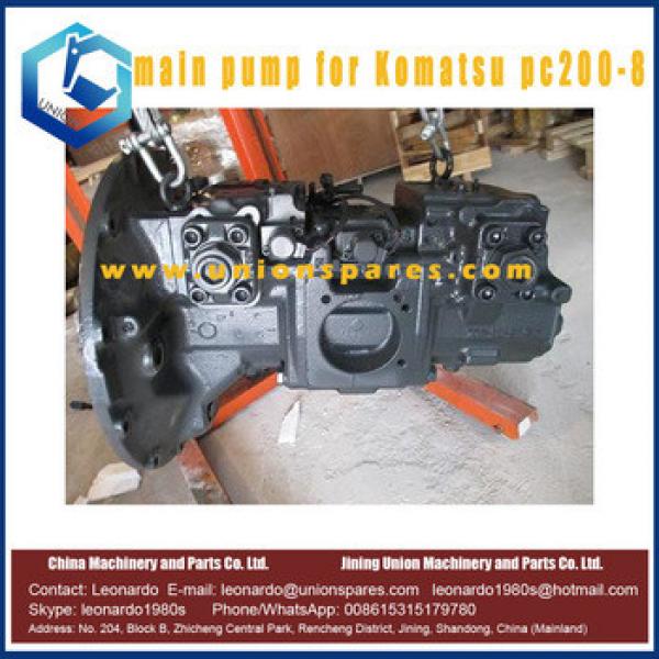 PC200-8 hydraulic main pump, 708-2l-00500, excavator hydraulic main pump for KOMATSU pc200-8 #1 image