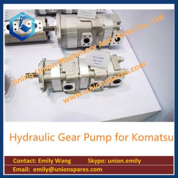 Gear pump in pumps 705-52-30260 for Kamasu WA500-1 WA420 WA400-3, Gear Pump Assy 705-12-38010 #1 image