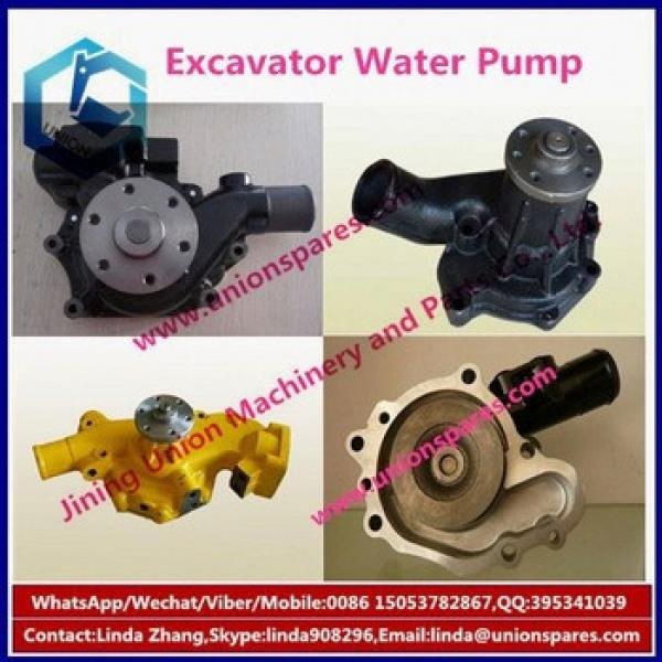 OEM PC400-6 excavator water pump S6D125E engine parts,piston,ring,connecting rod,cylinder block head #1 image