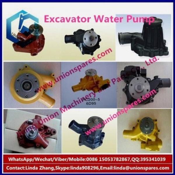 OEM D155A1 excavator water pump S6D155 engine parts,piston,ring,connecting rod,cylinder block head #1 image