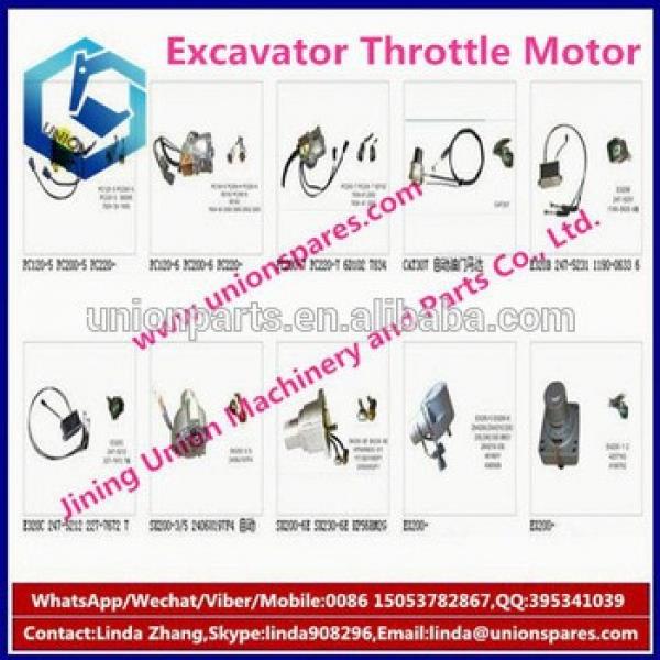 High qualiy PC120-6 PC200-6 PC220-6 PC200-7 PC300-6 excavator engine automatic throttle motor #1 image