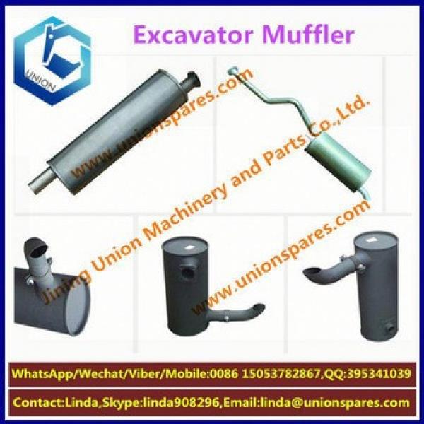 Factory price PC400-5 Exhaust muffler Excavator muffler Construction Machinery Parts Silencer #1 image