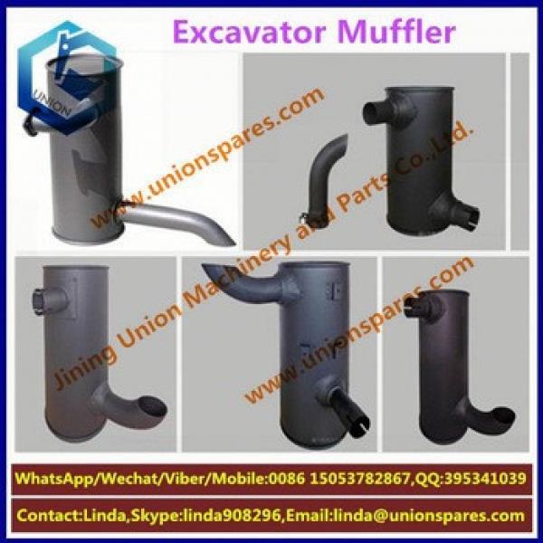 Factory price 6D95 Exhaust muffler Excavator muffler Construction Machinery Parts Silencer #1 image