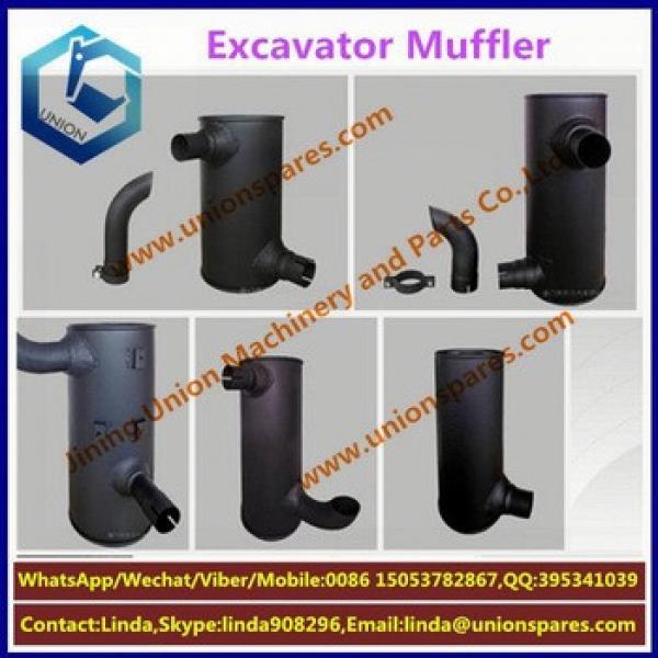 Factory price E330B Exhaust muffler Excavator muffler Construction Machinery Parts Silencer #1 image