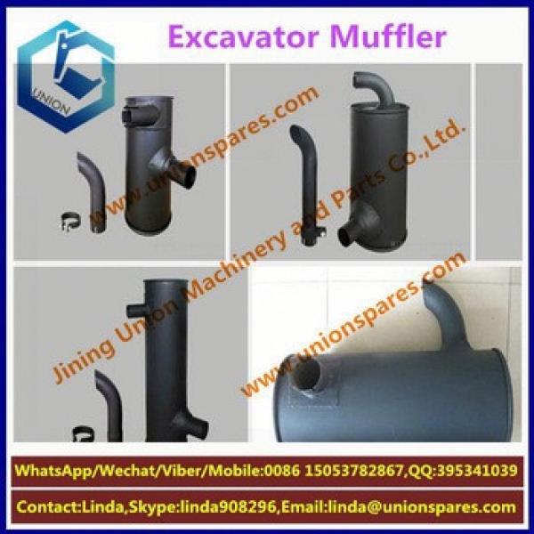 Factory price UH07 Exhaust muffler Excavator muffler Construction Machinery Parts Silencer #1 image