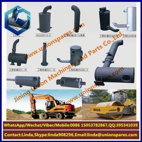 Factory price SK200 Exhaust muffler Excavator muffler Construction Machinery Parts Silencer #1 image