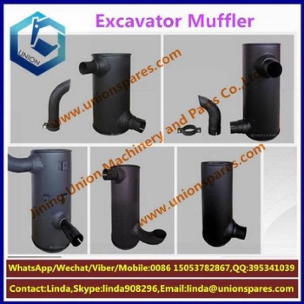 Factory price R130 Exhaust muffler Excavator muffler Construction Machinery Parts Silencer #1 image